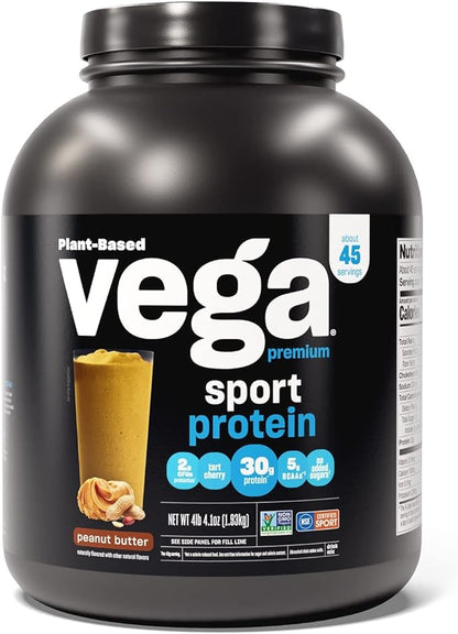 Vega Premium Sport Protein Peanut Butter Protein Powder