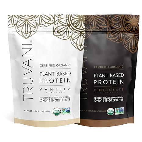 Truvani Plant Based Protein Powder (Chocolate & Vanilla)