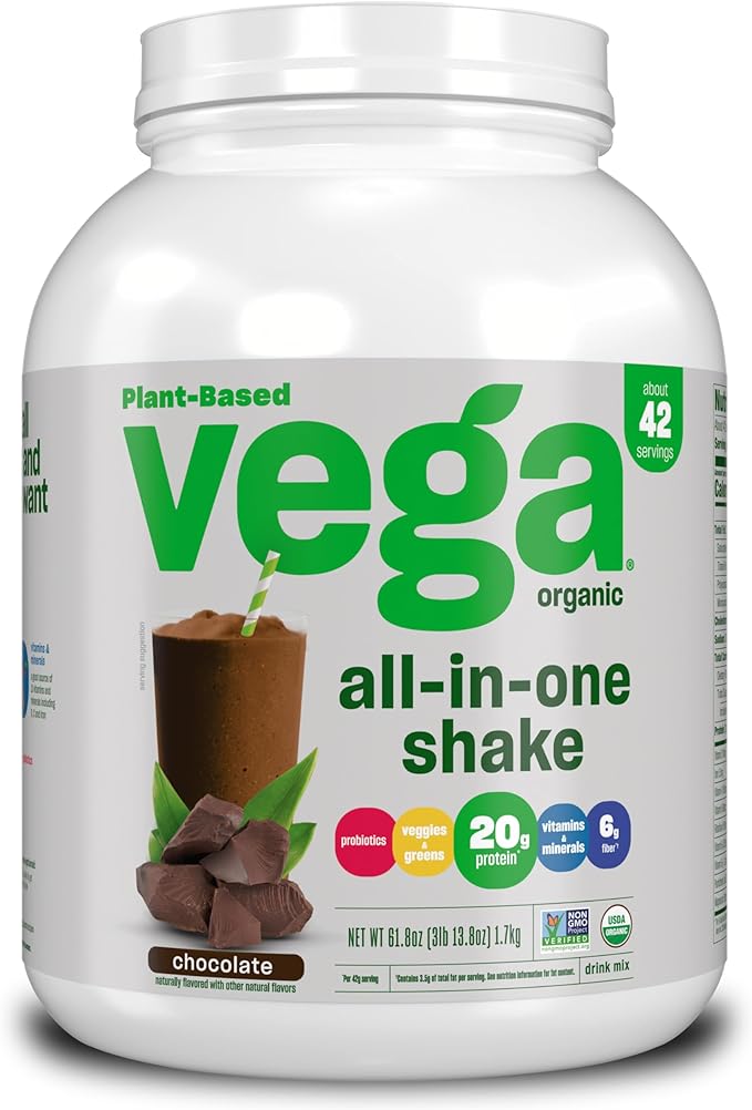 Vega Organic All-in-One Vegan Protein Powder Chocolate